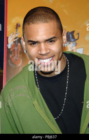 Chris Brown at the 49th GRAMMYs Nominations at the Music Box @ The Fonda Theatre In Los Angeles.  headshot eye contact smileBrownChris030 Red Carpet Event, Vertical, USA, Film Industry, Celebrities,  Photography, Bestof, Arts Culture and Entertainment, Topix Celebrities fashion /  Vertical, Best of, Event in Hollywood Life - California,  Red Carpet and backstage, USA, Film Industry, Celebrities,  movie celebrities, TV celebrities, Music celebrities, Photography, Bestof, Arts Culture and Entertainment,  Topix, headshot, vertical, one person,, from the year , 2006, inquiry tsuni@Gamma-USA.com Stock Photo