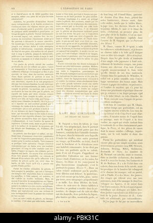 873 L'Exposition de Paris de 1889 No58 page 142 Stock Photo