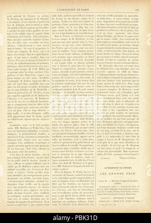 873 L'Exposition de Paris de 1889 No58 page 143 Stock Photo