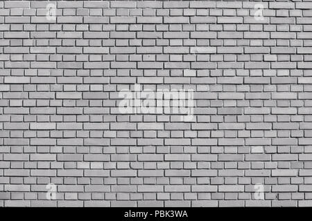 Quiet gray colored brick wall background Stock Photo