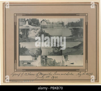 732 Group of 12 views of Megantic town and lake July 1st, 1922 (HS85-10 ...