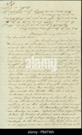 907 Letter signed Fisk (Abijah Fisk Gore), Three miles south east of ...