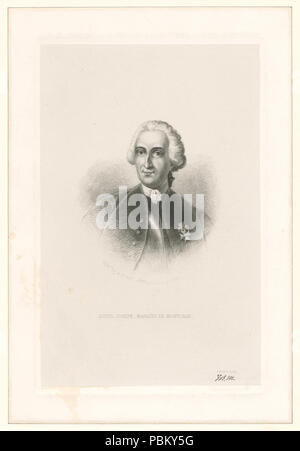 938 Louis Joseph, Marquis de Montcalm (NYPL b12349139-421796) Stock Photo