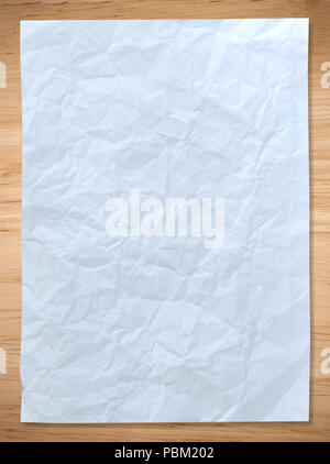 White paper sheet Paper texture. Stock Photo
