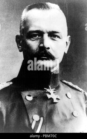 General Erich von Falkenhayn German soldier and Chief of the General ...