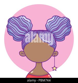 Youth culture avatar Stock Vector