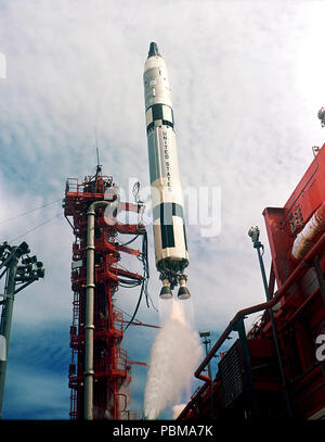 Lift-off of Gemini-Titan 11 (GT-11) on Complex 19. Stock Photo