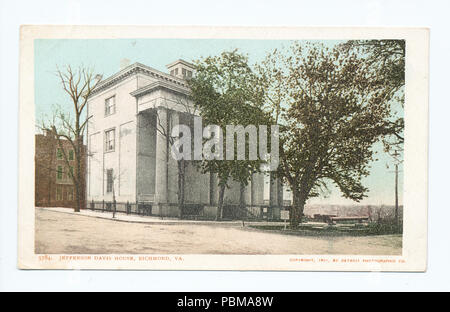 829 Jefferson Davis House, Richmond, Va (NYPL b12647398-62432) Stock Photo