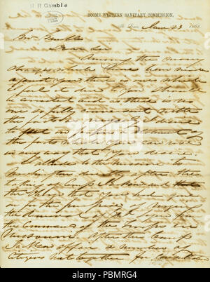 909 Letter signed James E. Yeatman, St. Louis, to Miss Couzins (Phoebe ...