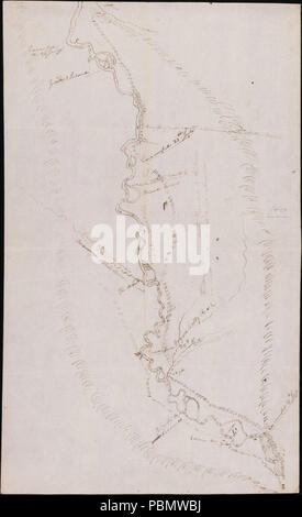 . A map from the Lewis and Clark Expedition. circa 1800 917 Lewis and Clark Expedition Maps (54) Stock Photo