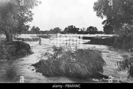 Little Waterfalls Santa Cruz River Downtown Tucson Arizona 1889