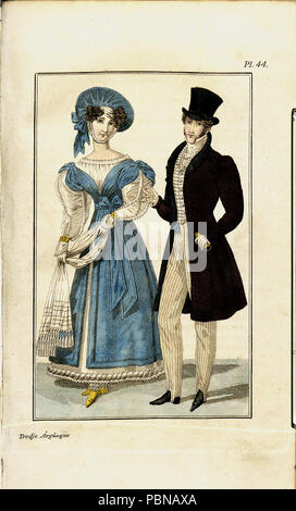 981 Magasin för konst, nyheter och moder 1830, illustration nr 8 Stock ...