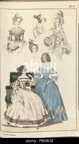 981 Magasin för konst, nyheter och moder 1829, illustration nr 4 Stock ...