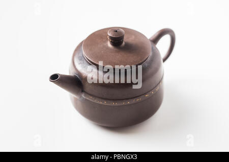 Asia culture and design concept - chinese teapot Stock Photo