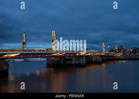 Twin Sails bridge in Poole Dorset. Stock Photo