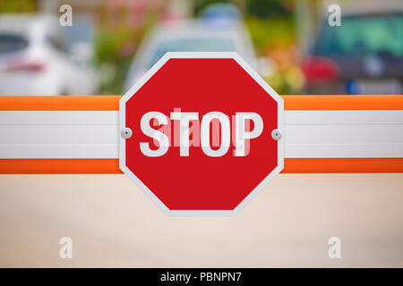 Stop Sign By Ramp freeway ramp with stop sign Stock Photo - Alamy