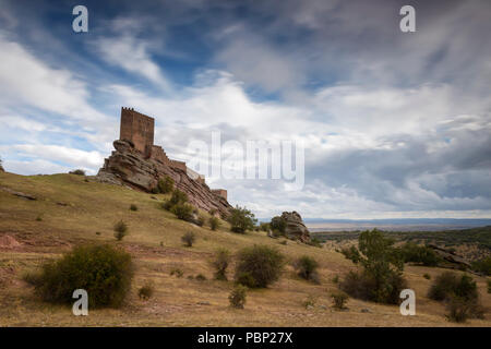 Castle of Zafra. Campillo de Duenas. Guadalajara. Spain Stock Photo