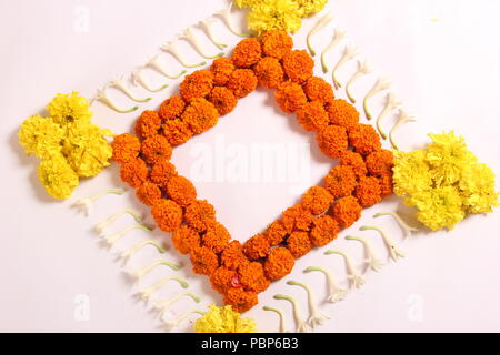 marigold flower design Stock Photo