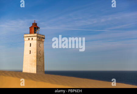 Rubjerg Knude lighthouse buried in sands on the coast of the North Sea Stock Photo