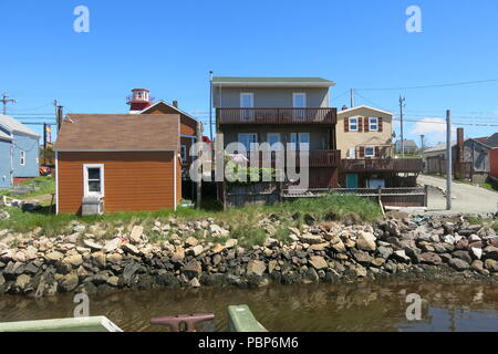 Houses In Fishing Village Cheticamp Cabot Trail Cape Breton