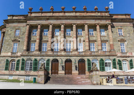 Facade of the Wilhelmshohe castle in Kassel, Germany Stock Photo