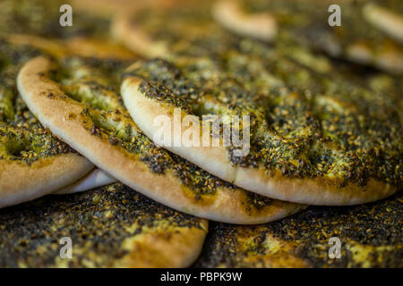 Pita with hyssop Stock Photo