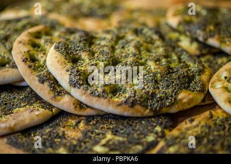 Pita with hyssop Stock Photo