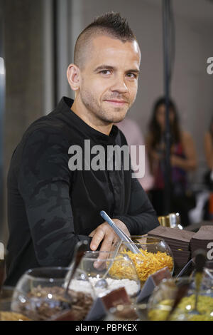 Spanish chef Dabiz Munoz presents new Magnum Campaign at the Eurobuilding Hotel in Madrid, Spain  Featuring: Dabiz Munoz Where: Madrid, Spain When: 28 Jun 2018 Credit: Oscar Gonzalez/WENN.com Stock Photo