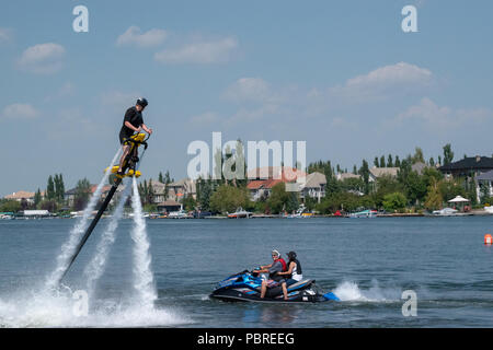 Flying water clearance bike