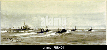 Action off the Texel, 17 October 1914 Stock Photo