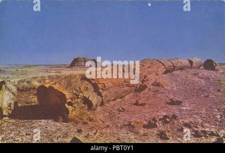 Adamana AZ - Petrified Forest National Monument Stock Photo