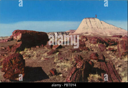 Adamana AZ - Petrified Forest National Monument Stock Photo