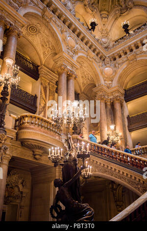 PARIS, FRANCE - JUN 6, 2015: Palais Garnier (Opera Garnier) in Paris, France. Stock Photo