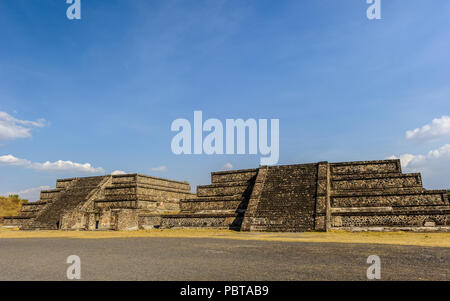 Pyramid of the Moon is the second largest pyramid in Teotihuacan, Mexico Stock Photo