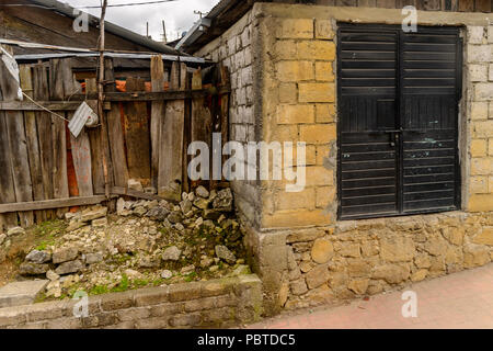 Architrecture and nature of the One of the maya villages in Chiapas state of Mexico. Stock Photo