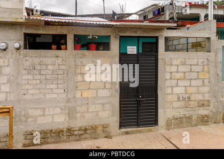 Architrecture and nature of the One of the maya villages in Chiapas state of Mexico. Stock Photo