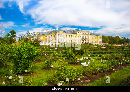 Park of Rundale palace Stock Photo