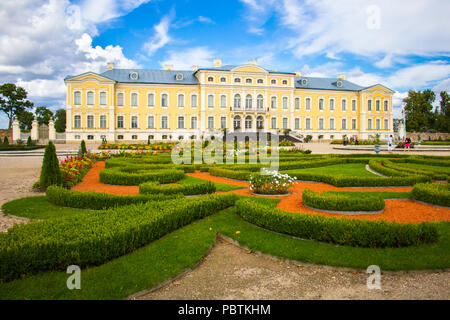 Park of Rundale palace Stock Photo