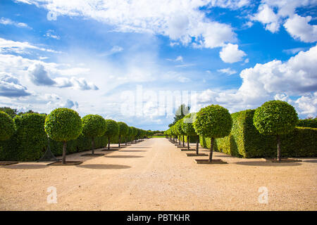 Park of Rundale palace Stock Photo