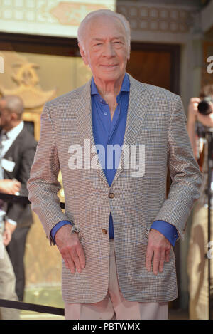 Christopher Plummer honored with hand and Footprint at the TCL Chinese Theatre in Los Angeles. March 27, 2015.Christopher Plummer 071 ------------- Red Carpet Event, Vertical, USA, Film Industry, Celebrities,  Photography, Bestof, Arts Culture and Entertainment, Topix Celebrities fashion /  Vertical, Best of, Event in Hollywood Life - California,  Red Carpet and backstage, USA, Film Industry, Celebrities,  movie celebrities, TV celebrities, Music celebrities, Photography, Bestof, Arts Culture and Entertainment,  Topix, Three Quarters, vertical, one person,, from the year , 2015, inquiry tsuni@ Stock Photo