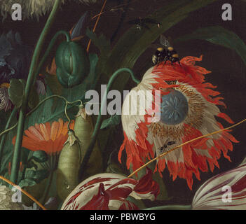 161 Detail Jan Davidsz. de Heem - Vase of Flowers - WGA11277 Stock Photo