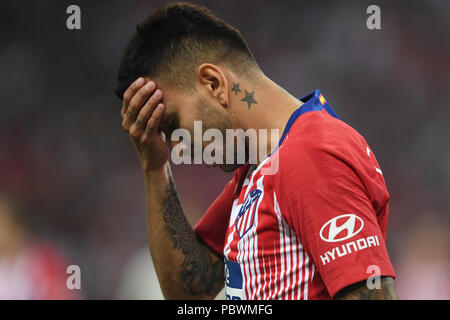 Angel Correa (Atletico de Madrid), JUL 30, 2018 - in action during International Champions Cup Singapore 2018 Paris Saint-Germain vs Atletico de Madrid Credit: Haruhiko Otsuka/AFLO/Alamy Live News Stock Photo