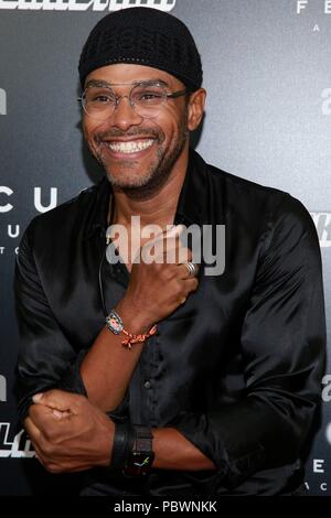 Brooklyn, NY, USA. 30th July, 2018. Maxwell at arrivals for BlacKkKlansman Premiere, Brooklyn Academy of Music (BAM), Brooklyn, NY July 30, 2018. Credit: Jason Mendez/Everett Collection/Alamy Live News Stock Photo