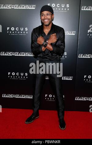 Brooklyn, NY, USA. 30th July, 2018. Maxwell at arrivals for BlacKkKlansman Premiere, Brooklyn Academy of Music (BAM), Brooklyn, NY July 30, 2018. Credit: Jason Mendez/Everett Collection/Alamy Live News Stock Photo