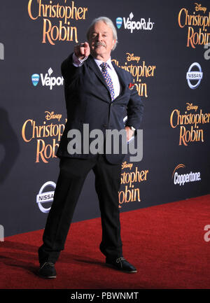 Burbank, California, USA. 30th July 2018. Actor Jim Cummings attends the World Premiere of Disney's' 'Christopher Robin' on July 30, 2018 at Walt Disney Studios Main Theatre in Burbank, California. Photo by Barry King/Alamy Live News Stock Photo