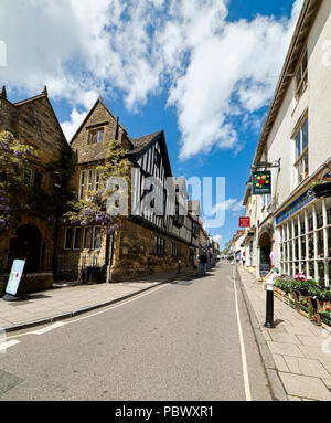 Tudor building in Sherborne Town England UK Stock Photo - Alamy