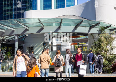 Parramatta railway train station in the city centre,Western Sydney,Australia Stock Photo