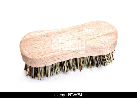 Scrubbing Brush on a white background Stock Photo