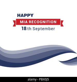 Happy Mia recognition card design vector Stock Vector