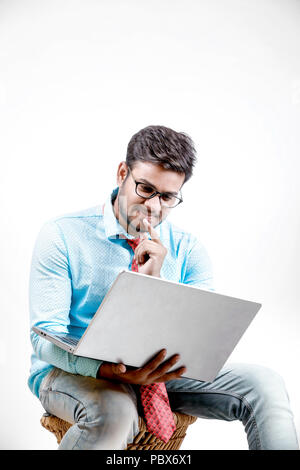 young indian businessman Stock Photo